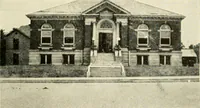 An illustration from Rural church life in the Middle West, as illustrated by Clay County, Iowa, and Jennings County, Indiana, with comparative data from studies of thirty-five middle western counties (1922)