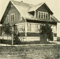 An illustration from Rural church life in the Middle West, as illustrated by Clay County, Iowa, and Jennings County, Indiana, with comparative data from studies of thirty-five middle western counties (1922)
