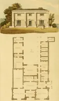 An illustration from Rural residences: consisting of a series of designs for cottages, decorated cottages, small villas, and other ornamental buildings (1818)
