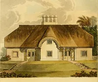 An illustration from Rural residences: consisting of a series of designs for cottages, decorated cottages, small villas, and other ornamental buildings (1818)