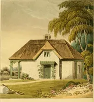 An illustration from Rural residences: consisting of a series of designs for cottages, decorated cottages, small villas, and other ornamental buildings (1818)