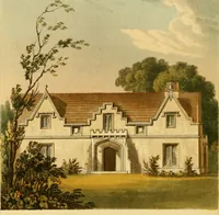 An illustration from Rural residences: consisting of a series of designs for cottages, decorated cottages, small villas, and other ornamental buildings (1818)