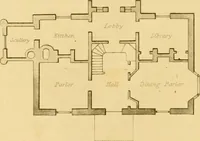 An illustration from Rural residences: consisting of a series of designs for cottages, decorated cottages, small villas, and other ornamental buildings (1818)