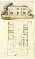 An illustration from Rural residences : a series of designs for cottages, decorated cottages, small villas... (1818)