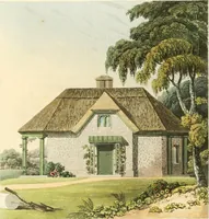 An illustration from Rural residences : a series of designs for cottages, decorated cottages, small villas... (1818)
