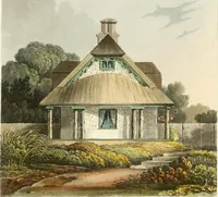 An illustration from Rural residences : a series of designs for cottages, decorated cottages, small villas... (1818)