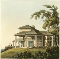 An illustration from Rural residences : a series of designs for cottages, decorated cottages, small villas... (1818)