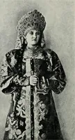 An illustration from Russian festivals and costumes for pageant and dance (1921)