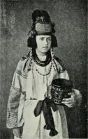 An illustration from Russian festivals and costumes for pageant and dance (1921)