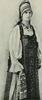 An illustration from Russian festivals and costumes for pageant and dance (1921)