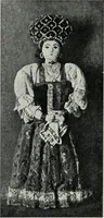 An illustration from Russian festivals and costumes for pageant and dance (1921)