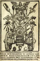 Picture 2 of 4 from Rvolo de' bombardieri di Castel Sant'Angelo di Roma : con li loro aivtanti rassegnati à di 29. di Nouembre 1664 e risormati d'ordine dell'illustriss. & eccellentiss sig. d. Agostino Chigi, prencipe di Farnese e del Sacro Romano Impero, e castellano del sudetto castello (1665), leaf 3