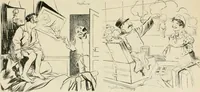 An illustration from Les maîtres humoristes, les meilleurs dessins, les meilleures legendes (1905)