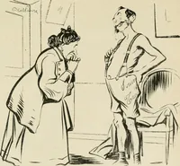 An illustration from Les maîtres humoristes, les meilleurs dessins, les meilleures legendes (1905)