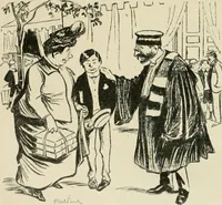 An illustration from Les maîtres humoristes, les meilleurs dessins, les meilleures legendes (1905)