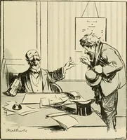 An illustration from Les maîtres humoristes, les meilleurs dessins, les meilleures legendes (1905)