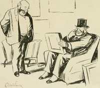 An illustration from Les maîtres humoristes, les meilleurs dessins, les meilleures legendes (1905)