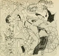 An illustration from Les maîtres humoristes, les meilleurs dessins, les meilleures legendes (1905)