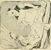 An illustration from Les maîtres humoristes, les meilleurs dessins, les meilleures legendes (1905)