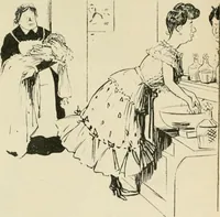 An illustration from Les maîtres humoristes, les meilleurs dessins, les meilleures legendes (1905)