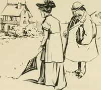 An illustration from Les maîtres humoristes, les meilleurs dessins, les meilleures legendes (1905)