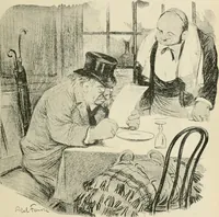 An illustration from Les maîtres humoristes, les meilleurs dessins, les meilleures legendes (1905)