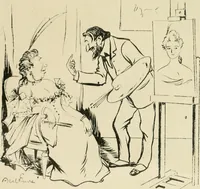 An illustration from Les maîtres humoristes, les meilleurs dessins, les meilleures legendes (1905)