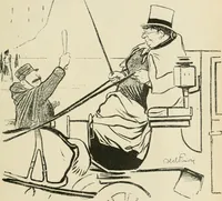 An illustration from Les maîtres humoristes, les meilleurs dessins, les meilleures legendes (1905)