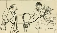 An illustration from Les maîtres humoristes, les meilleurs dessins, les meilleures legendes (1905)