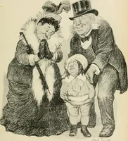 An illustration from Les maîtres humoristes, les meilleurs dessins, les meilleures legendes (1905)