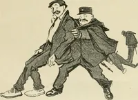 An illustration from Les maîtres humoristes, les meilleurs dessins, les meilleures legendes (1905)