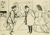 An illustration from Les maîtres humoristes, les meilleurs dessins, les meilleures legendes (1905)