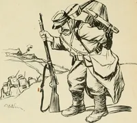 An illustration from Les maîtres humoristes, les meilleurs dessins, les meilleures legendes (1905)