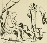 An illustration from Les maîtres humoristes, les meilleurs dessins, les meilleures legendes (1905)