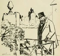 Picture 24 of 108 from Les maîtres humoristes, les meilleurs dessins, les meilleures legendes (1905), leaf 40