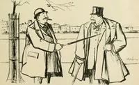 An illustration from Les maîtres humoristes, les meilleurs dessins, les meilleures legendes (1905)