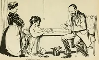 An illustration from Les maîtres humoristes, les meilleurs dessins, les meilleures legendes (1905)