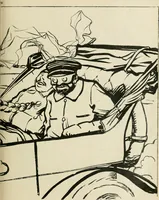 An illustration from Les maîtres humoristes, les meilleurs dessins, les meilleures legendes (1905)