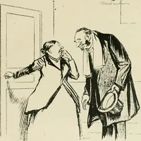 An illustration from Les maîtres humoristes, les meilleurs dessins, les meilleures legendes (1905)