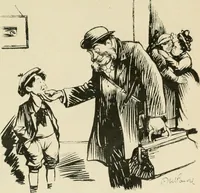 Picture 43 of 108 from Les maîtres humoristes, les meilleurs dessins, les meilleures legendes (1905), leaf 70
