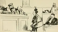 An illustration from Les maîtres humoristes, les meilleurs dessins, les meilleures legendes (1905)