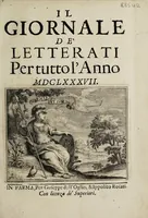Picture 2 of 17 from Giornale de' letterati. 1687 (1687), leaf 5