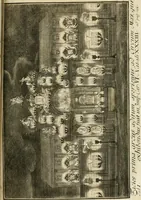 An illustration from Sacrae Caes. Mai. consiliarii, & rei antiquae, nec non feriundis numismatibus praefecti Caroli Gustavi Heraei Inscriptiones et symbola varii argumenti (1721)
