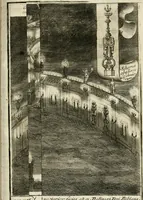 An illustration from Sacrae Caes. Mai. consiliarii, & rei antiquae, nec non feriundis numismatibus praefecti Caroli Gustavi Heraei Inscriptiones et symbola varii argumenti (1721)