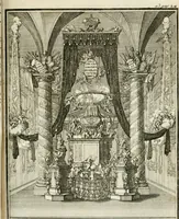 An illustration from Sacrae Caes. Mai. consiliarii, & rei antiquae, nec non feriundis numismatibus praefecti Caroli Gustavi Heraei Inscriptiones et symbola varii argumenti (1721)