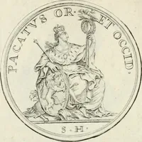 Picture 32 of 76 from Sacrae Caes. Mai. consiliarii, & rei antiquae, nec non feriundis numismatibus praefecti Caroli Gustavi Heraei Inscriptiones et symbola varii argumenti (1721), leaf 73