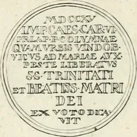 An illustration from Sacrae Caes. Mai. consiliarii, & rei antiquae, nec non feriundis numismatibus praefecti Caroli Gustavi Heraei Inscriptiones et symbola varii argumenti (1721)