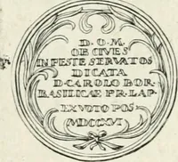 An illustration from Sacrae Caes. Mai. consiliarii, & rei antiquae, nec non feriundis numismatibus praefecti Caroli Gustavi Heraei Inscriptiones et symbola varii argumenti (1721)