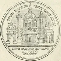 An illustration from Sacrae Caes. Mai. consiliarii, & rei antiquae, nec non feriundis numismatibus praefecti Caroli Gustavi Heraei Inscriptiones et symbola varii argumenti (1721)