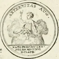 Picture 44 of 76 from Sacrae Caes. Mai. consiliarii, & rei antiquae, nec non feriundis numismatibus praefecti Caroli Gustavi Heraei Inscriptiones et symbola varii argumenti (1721), leaf 94